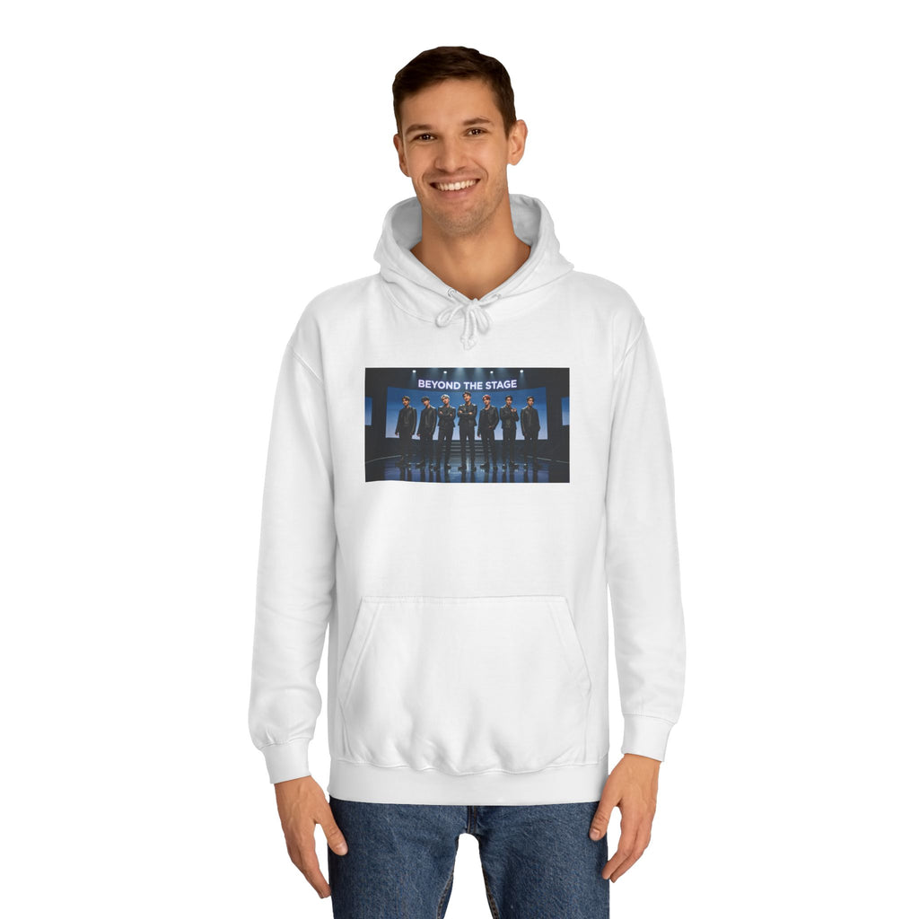 BTS College Hoodie — 'Beyond the Stage' Photo Pullover