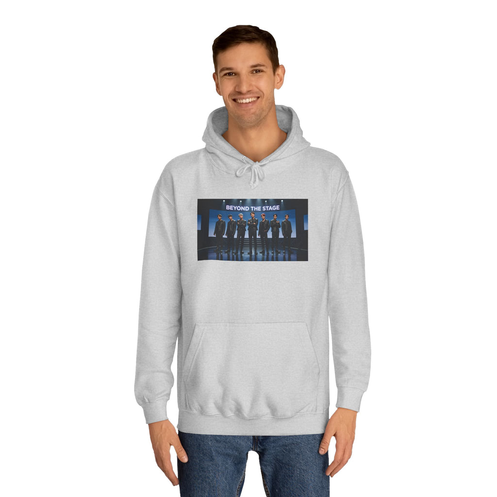 BTS College Hoodie — 'Beyond the Stage' Photo Pullover