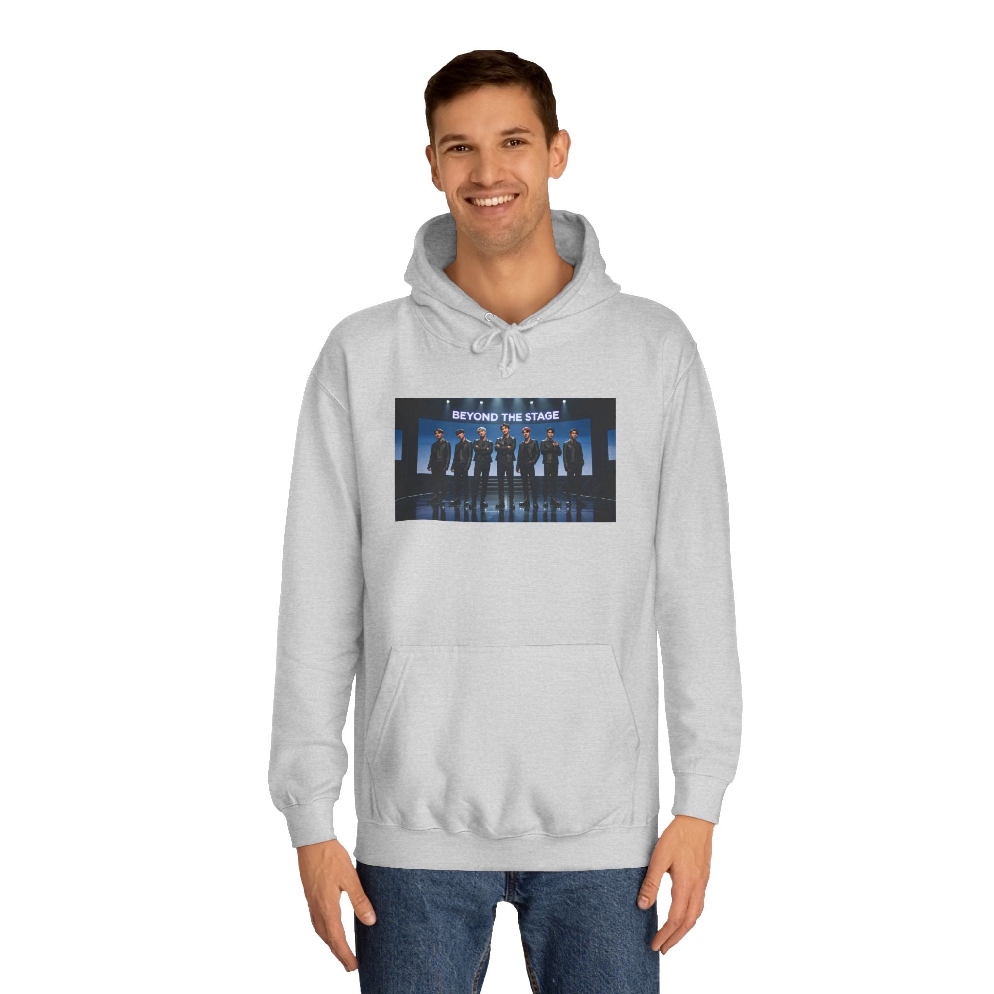 BTS College Hoodie — 'Beyond the Stage' Photo Pullover