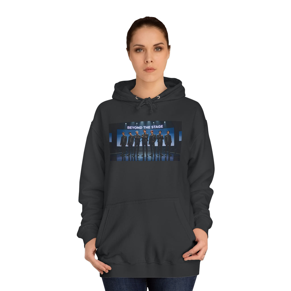 BTS College Hoodie — 'Beyond the Stage' Photo Pullover
