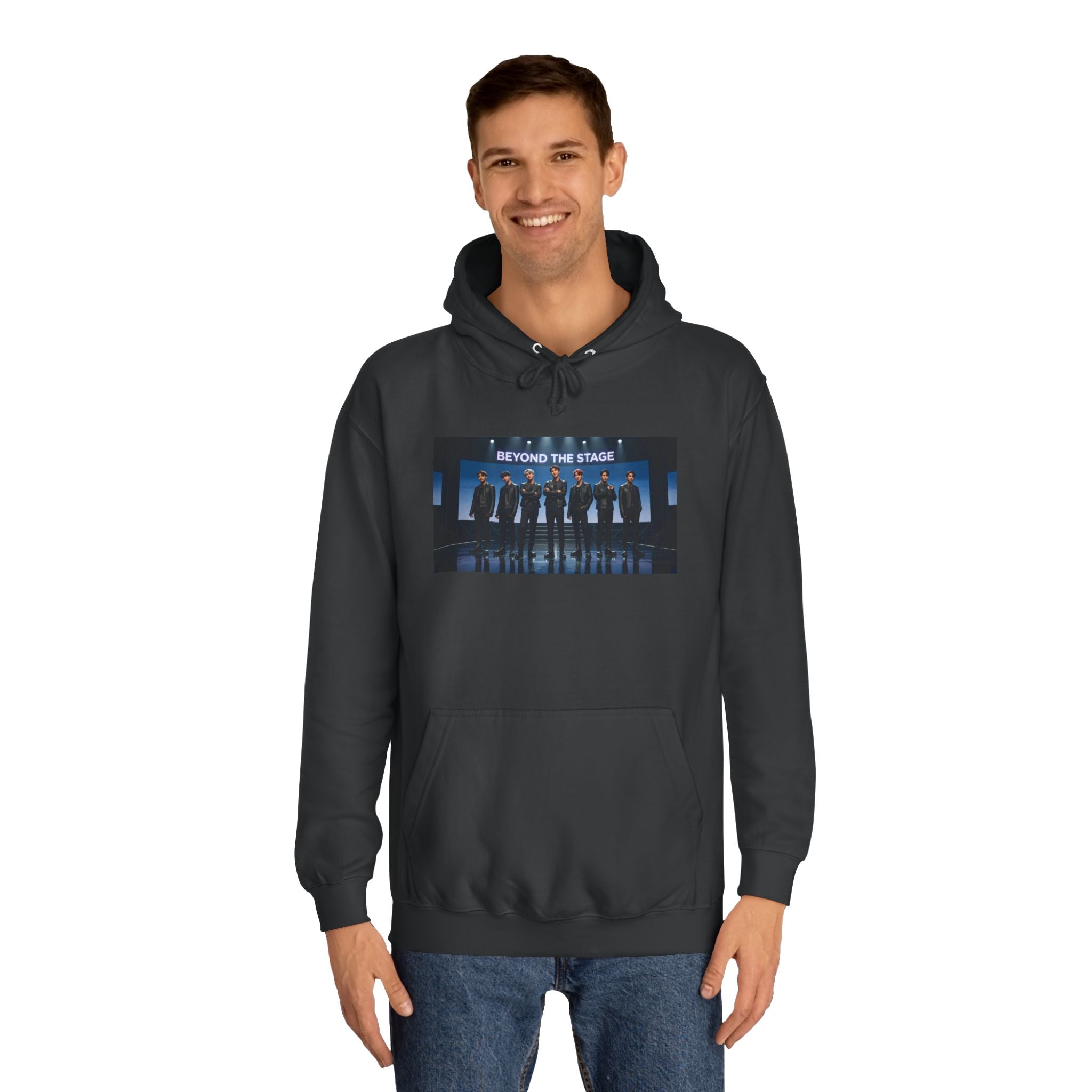 BTS College Hoodie — 'Beyond the Stage' Photo Pullover